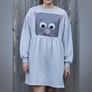 AMERICAN EAGLE Custom Disney Pixar Ratatouille Upcycled Babydoll Dress - Sz. S